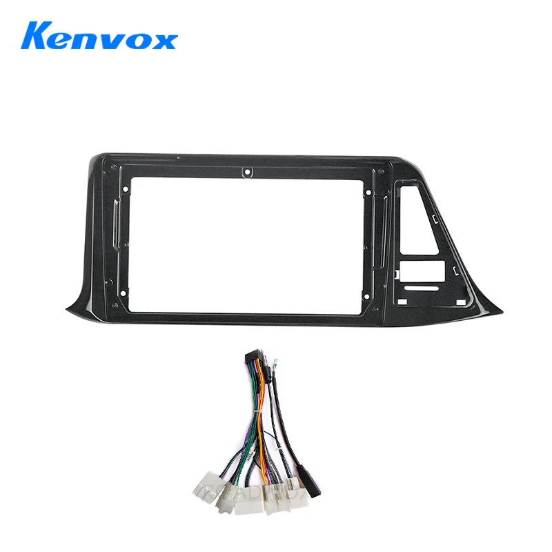 

2Din Car Radio Frame Panel For Toyota C-HR CHR LHD 2016 2018 Android GPS Navigation Multimedia Player 9 Inch Fascia Mounting Kit