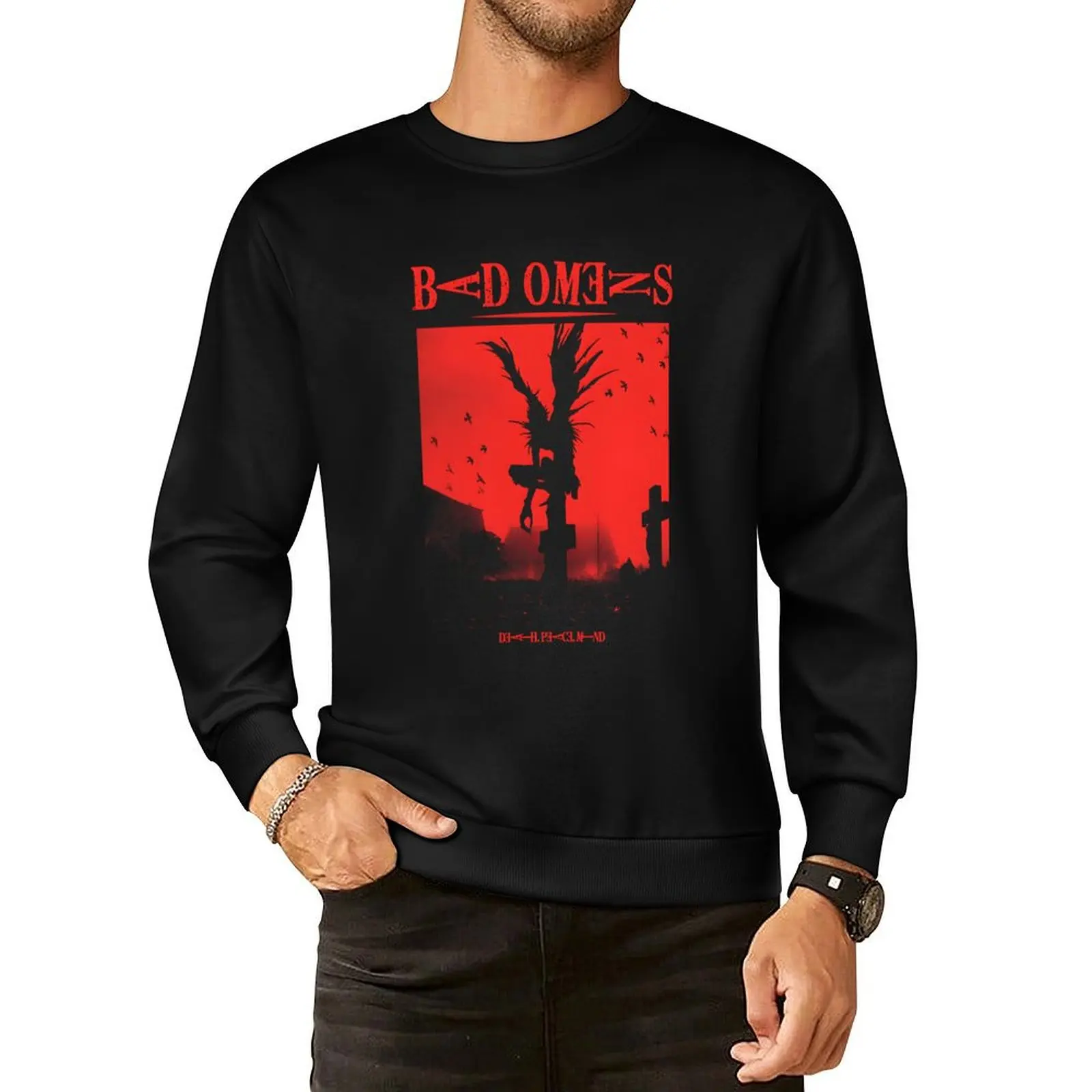 

Bad Omens - THE DEATH OF PEACE OF MIND Pullover Hoodie men's autumn clothes men wear men's sweat-shirt sweatshirt men