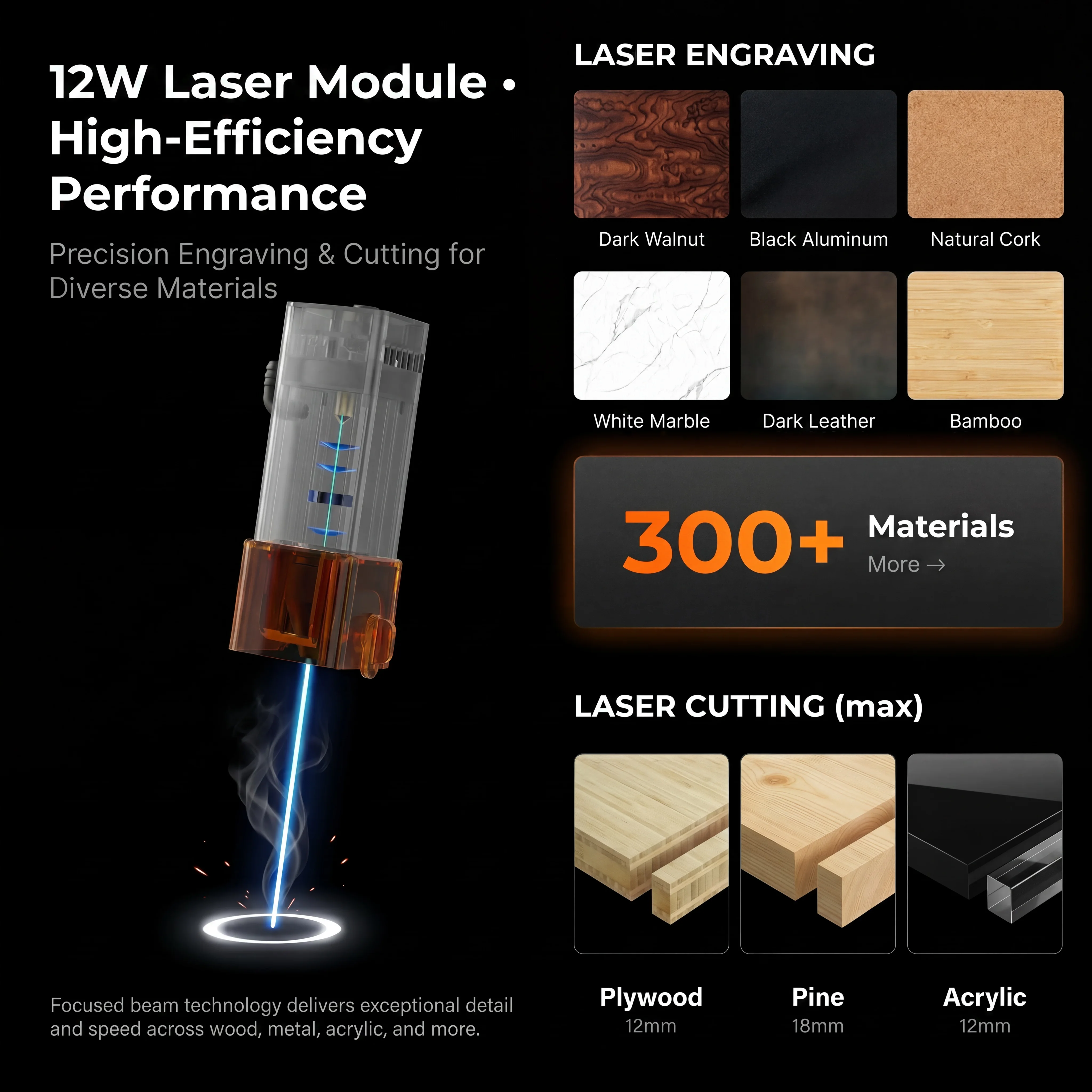 Carverall K15 Pro Lasergravurmaschine 7W 12W mit Luftunterstützung Wabenrotor 1W 1064nm IR WiFi USB App LightBurn Kompatibel – Detail 10