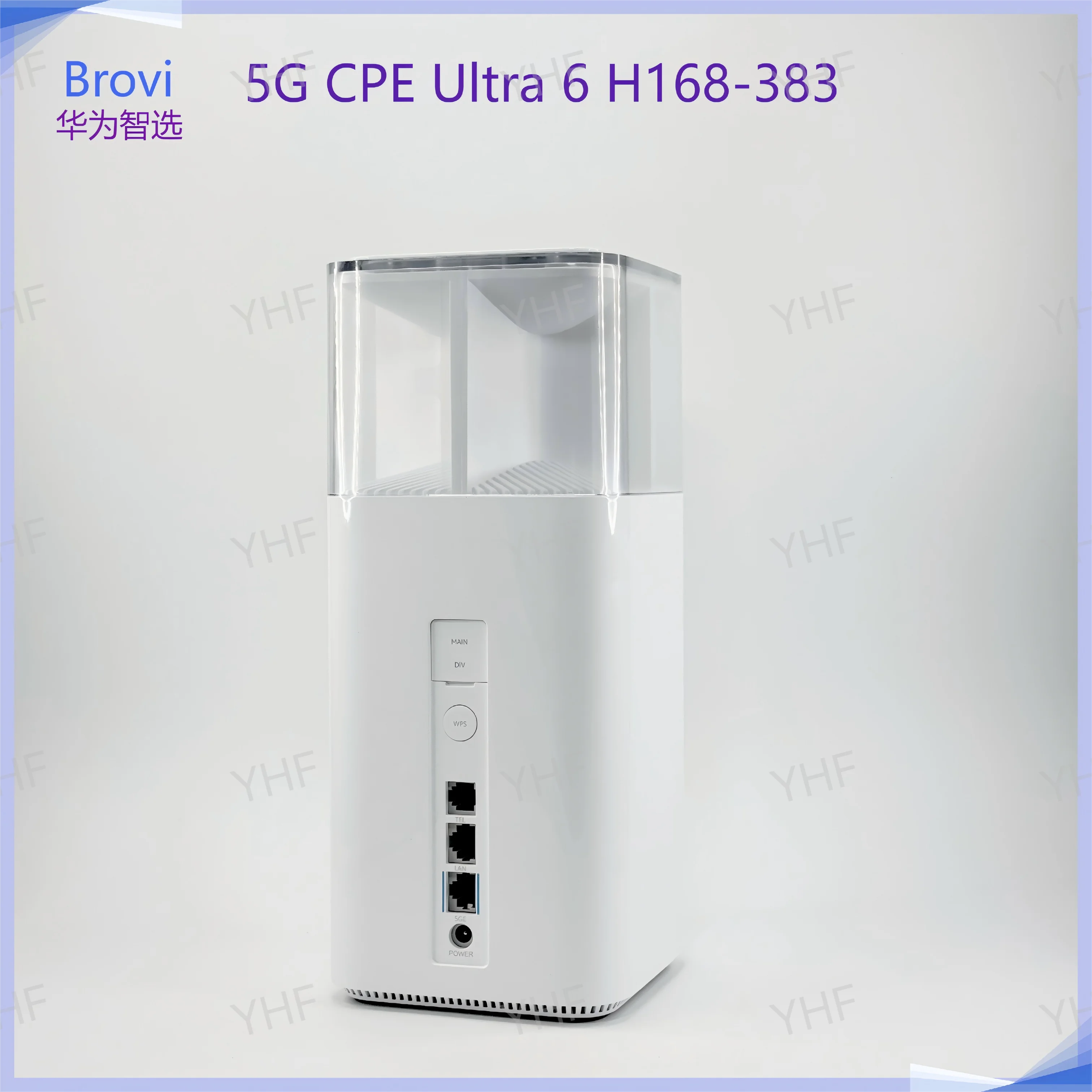 العلامة التجارية الجديدة 5G CPE Ultra6 H168-383 D:11.7G U: 2.5G WIFI7 هوائي عالي الكسب 14dBI WAN:5GE