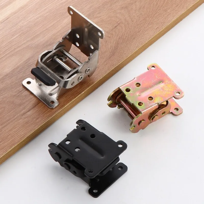 1PC 180/90 Degree Folding Hinge Self-locking Table Legs Coffee Table Dining Table Connection Foot Hinge Hardware Accessories