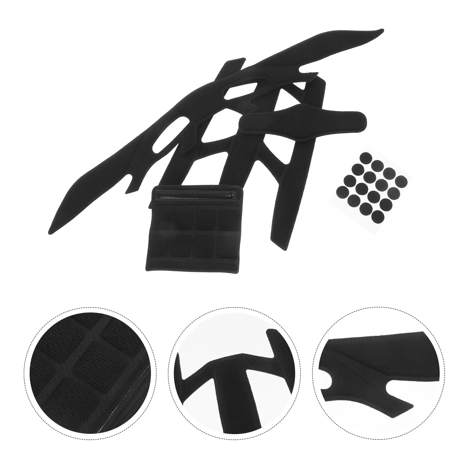 

1 Set Mountain Bike Liner Breathable Sweat-Wicking Quick-Dry Replacement Pads For Cycling Motorcycle Helmets Hard Hat
