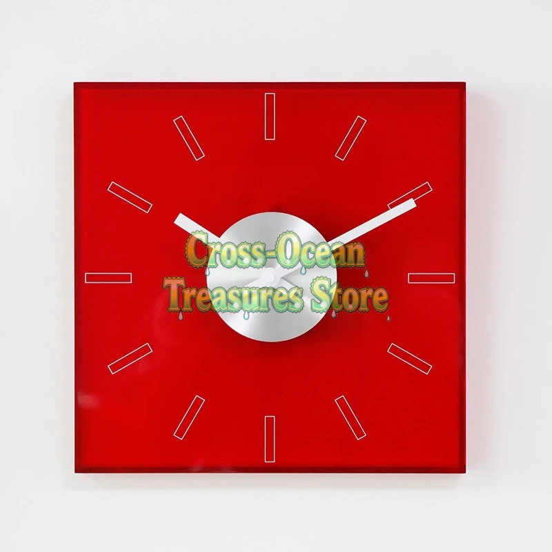 アクリル製の正方形の装飾時計：シンプルなスタイルのプレキシガラス壁掛け時計