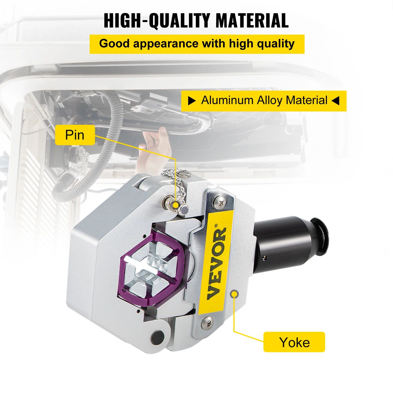 VEVOR-engarzadora de manguera hidráulica 71500, Hydra-Krimp Separable con bomba de aluminio, juego de herramientas de prensado de reparación de aire acondicionado de mano