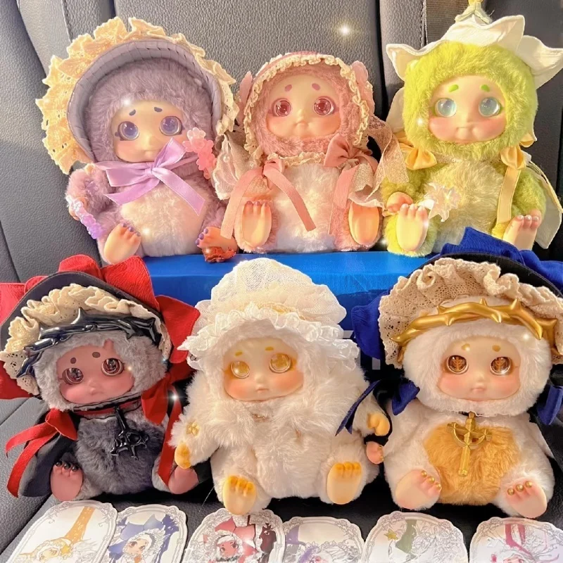 

Новая оригинальная плюшевая игрушка-сюрприз Sweet Thoughts Timeshare Flower Room Elf Cino, уникальная виниловая кукла-украшение, таинственная коробка, подарок на день рождения