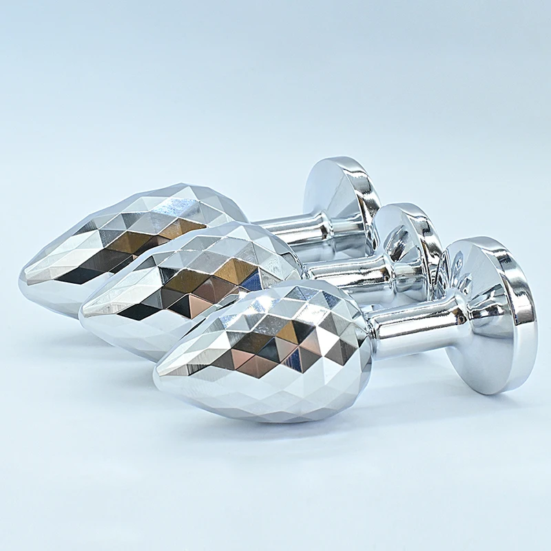 Diamond Surface Stainless Steel Butt Plug For Woman Crystal Base Sex Anal Plug Anal Toys Sex Toys For Woman Men Adult Games - view 5