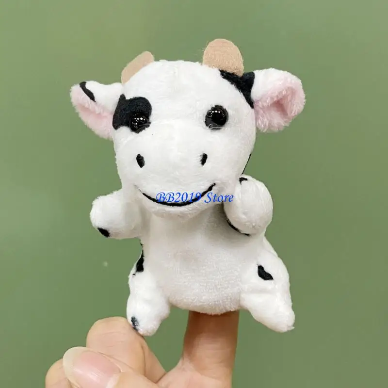 

Q0KB Мягкие игрушки на палец, кукольная игрушка, рассказывающая истории, для родителей, детей, весело