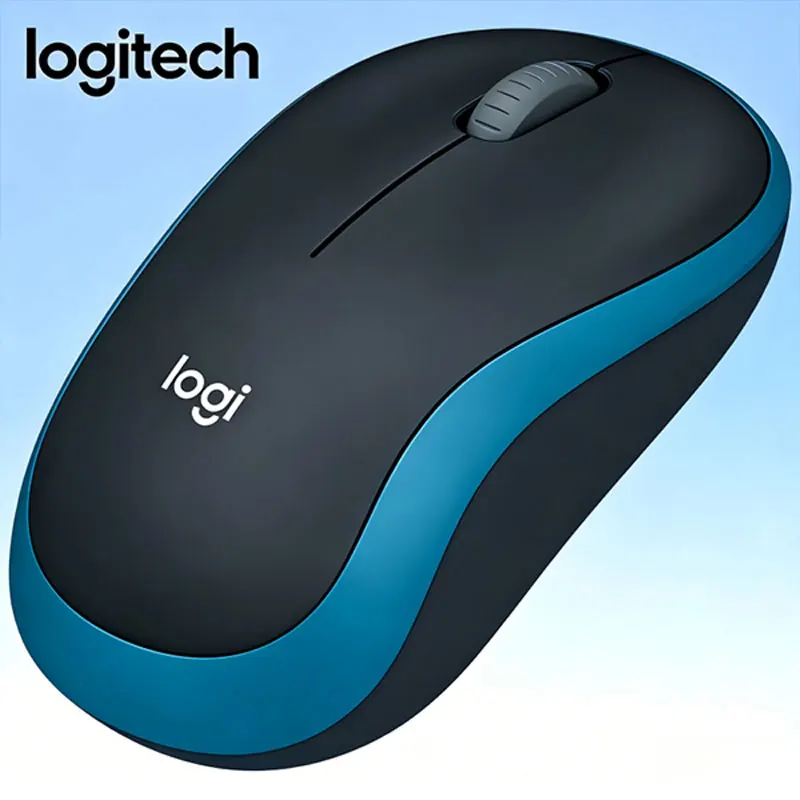 Ratón Logitech M185 para juegos y oficina, uso durante todo el día - Agarre seguro, portátil y ligero, totalmente compatible con todos los sistemas.