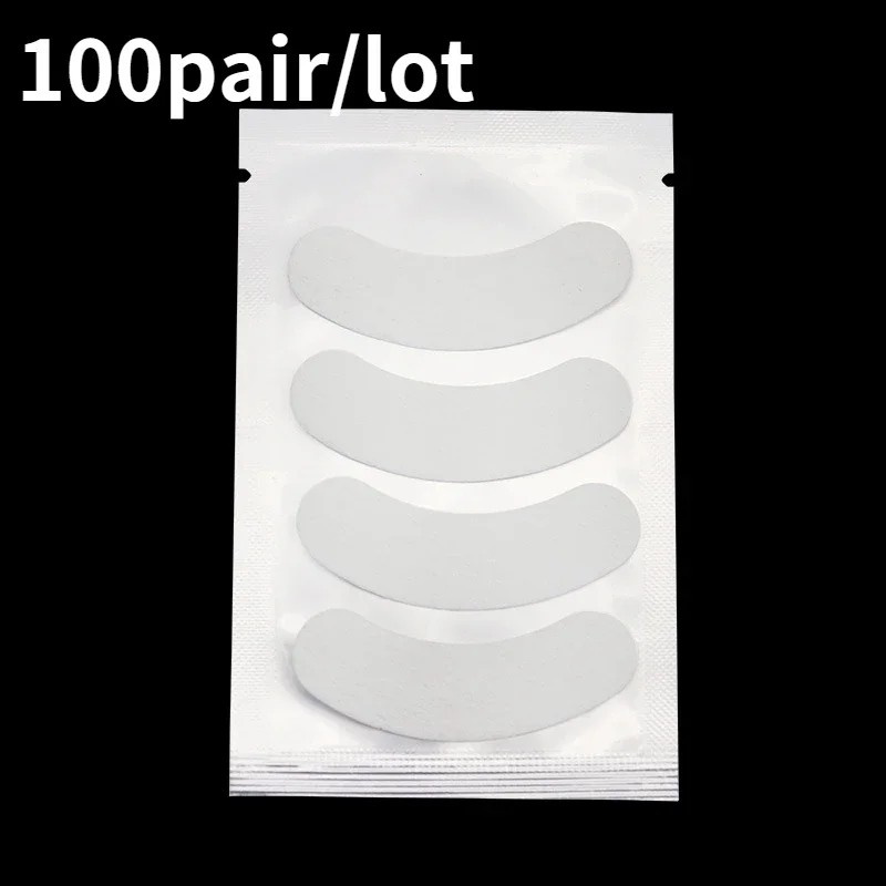 EyePads Eyelash Extension Paper Stickers Lint Free Under Eye Pads Makeup Patches Supplies Tools 50Bag=100Pairs