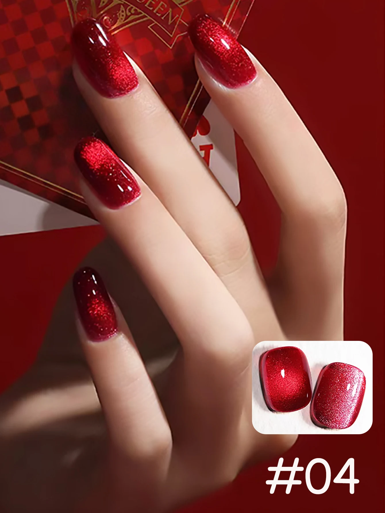 1-8 قطعة WS Y2K الأظافر الساخن نمط الجليد شفافة الذهبي البرتقالي الأحمر الذهب الزجاج حبة القط العين هلام طلاء الأظافر صالون الأظافر المنزل DIY بها بنفسك