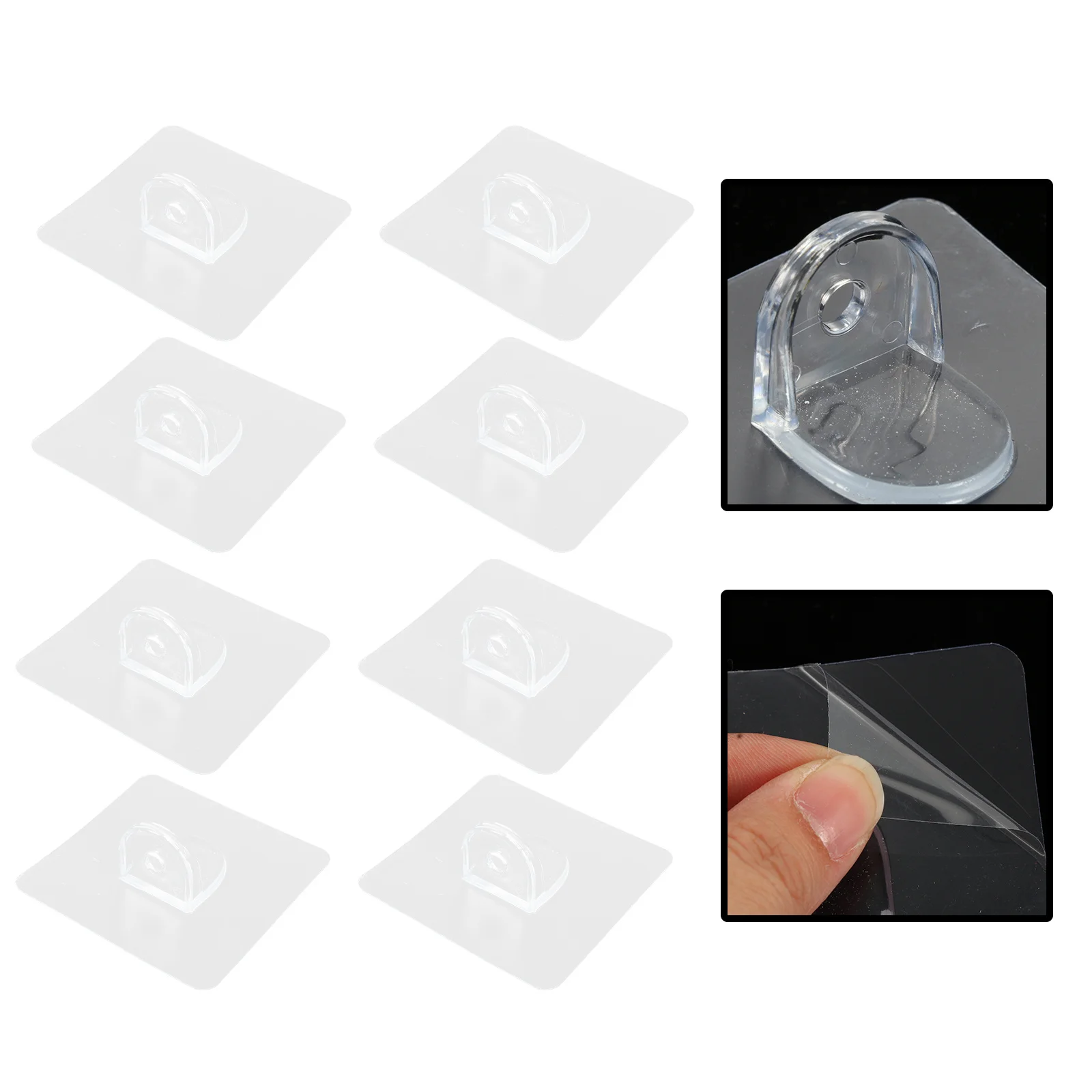 

8Pcs Pet Fence Retainer Self-Adhesive Cage Fixing Tool Portable Lightweight Safe Long-Lasting Pet Supplies Simple Structure