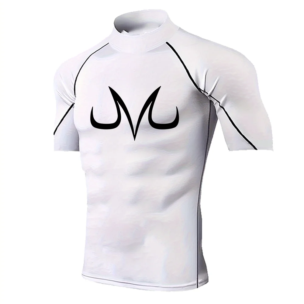 Dragon Ball Anime Compression Shirt Men Fitness Gym Stretch Breathable Sport Tights Outdoor Running Long Sleeve Sun Protection view 2