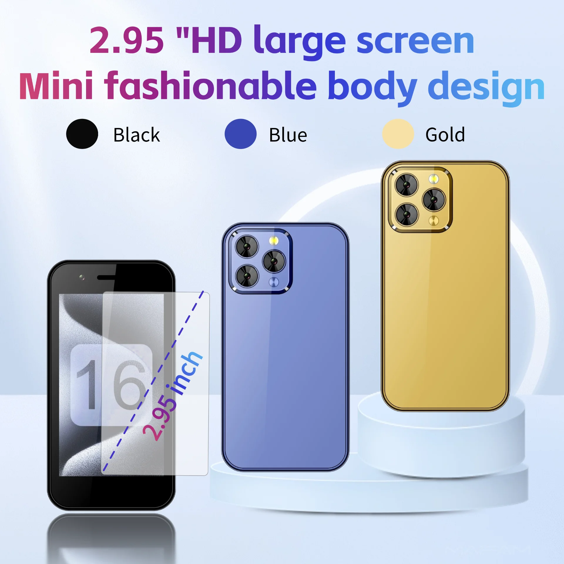 Portable Mini Pocket Phone Android 8.1 OS 2.95