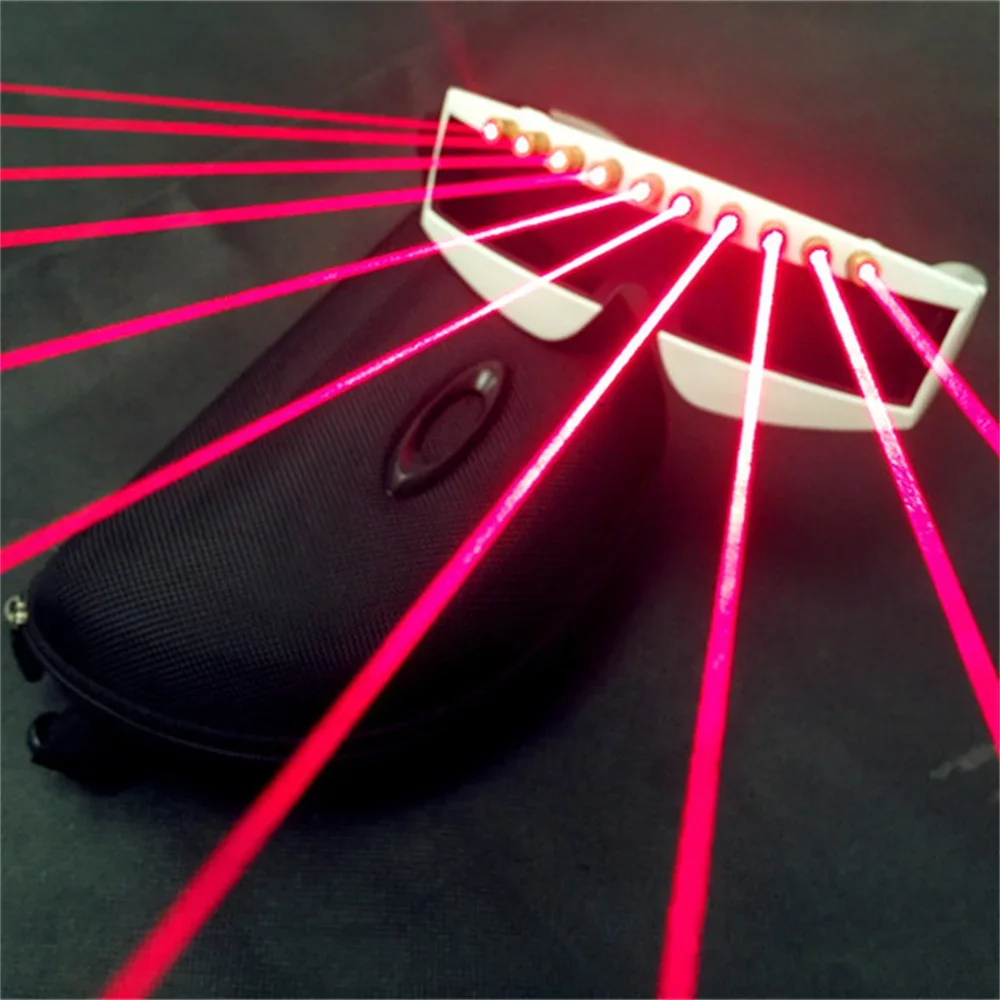 Laser Glasses DJ Disco Party Light Stage Show Dancing Luminous LED Glasses For Nightclub Bar Performers Props