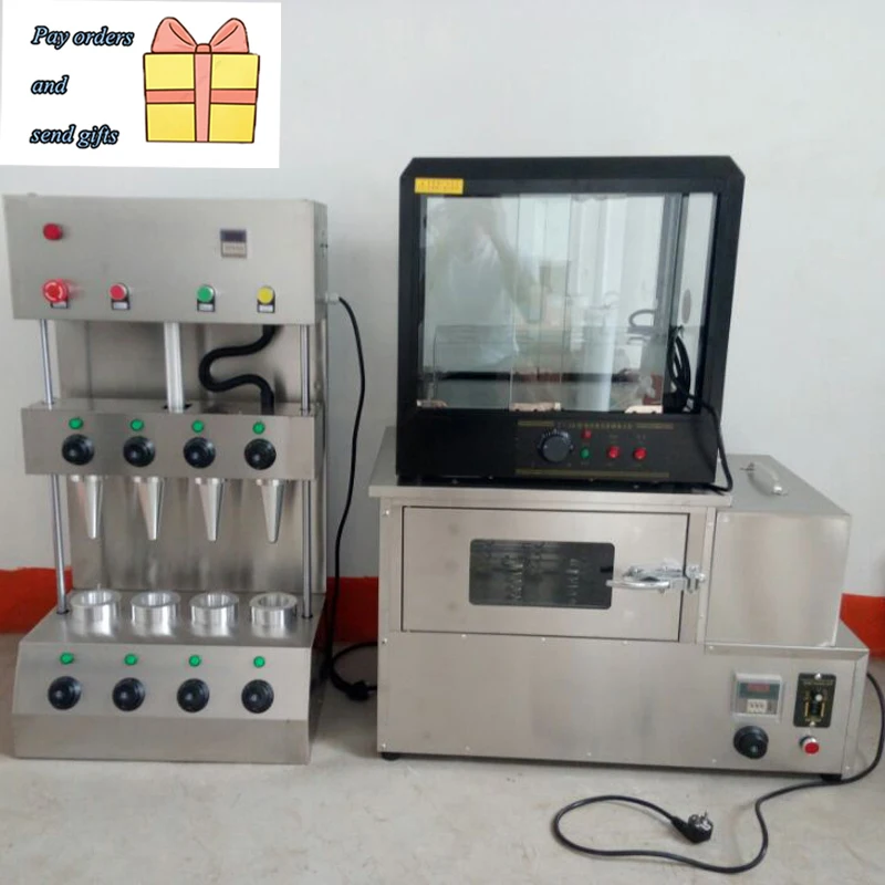 

New High-Performance Commercial Pizza Cone Machine High-Temperature Rotary Oven Machine