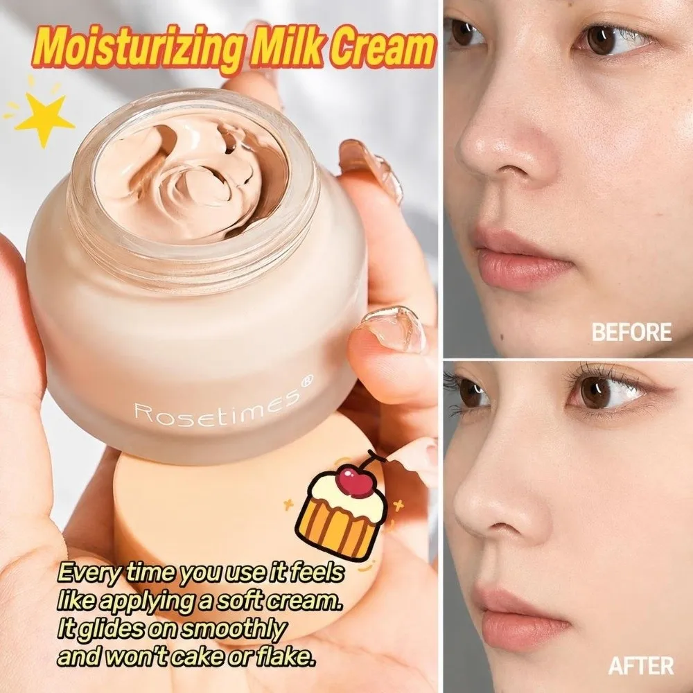 Waterproof Liquid Foundation Moisturizing Sweat-Resistant Foundation Cream Oil Control Long-Lasting Skincare-Infused Foundation