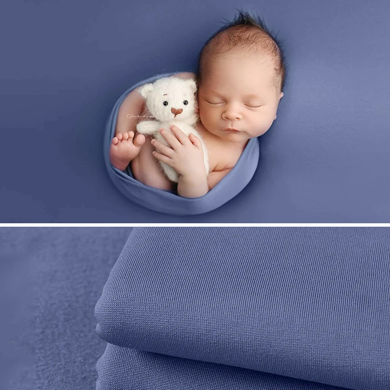 Adereços De Fotografia Recém-nascidos, Baby Posing Stretch Wrap, Cobertores De Fundo Do Estúdio, Acessórios De Tiro, Menino, Meninas, 40x170cm