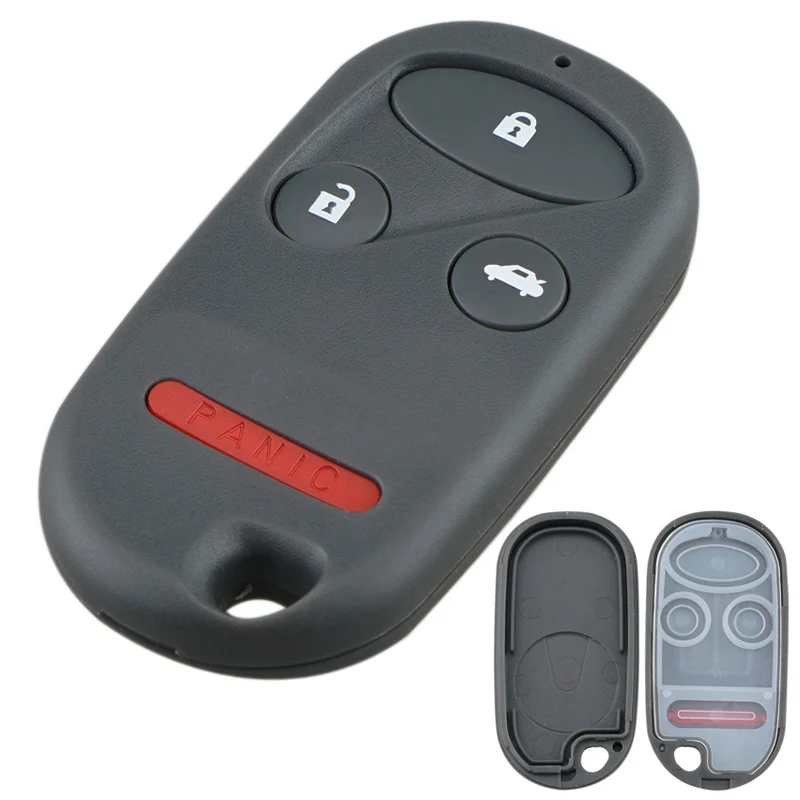 3+1 Button Case Keyless Entry Remote Key Fob Shell  for Honda Civic CRV Accord Jazz 2003 2004 2005 2006 2007 2008 2009 2010 2011