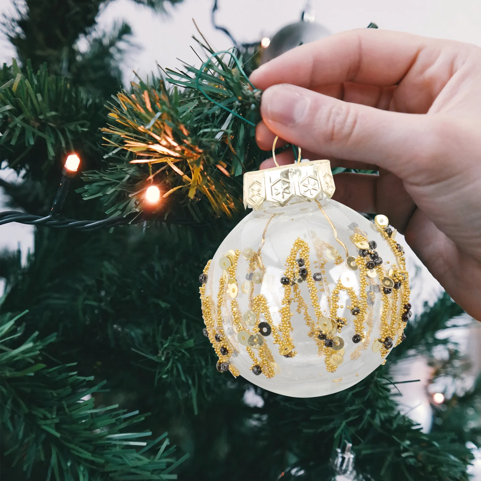 

25 Pcs Christmas Ball Set Tree Decor Bauble Balls Ornament for Decorations Ornaments Xmas