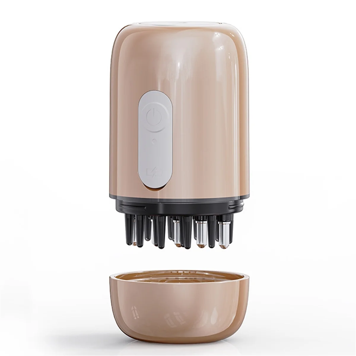 Abgp-massageador elétrico do couro cabeludo e aplicador de óleo do cabelo dispensador de tratamento do couro cabeludo para crescimento do cabelo recarregável b