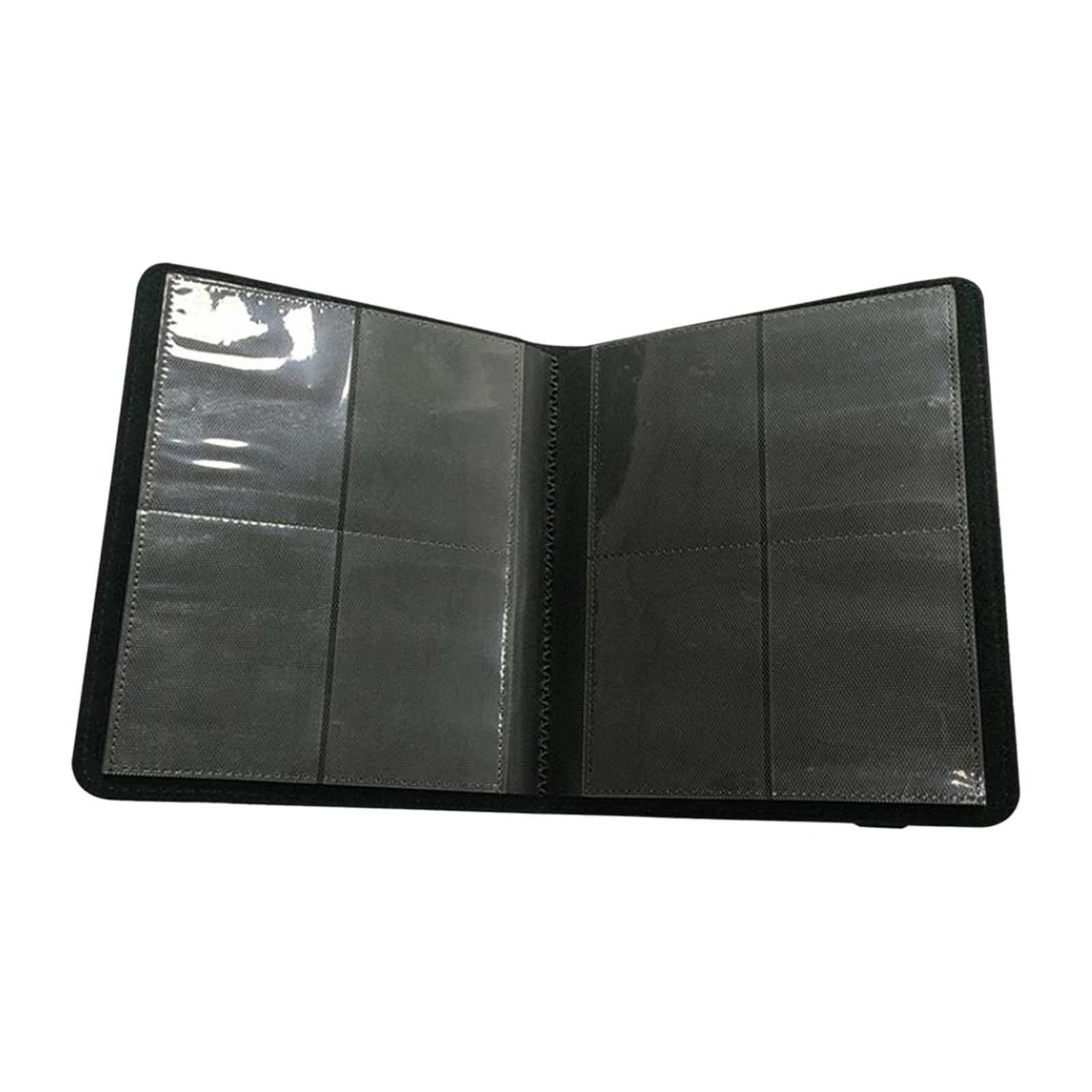 4 Pockets Trading Card Carrying Binder 20 Sheets Album Pocket Binder Card Collection Book for Game Photo Card Key