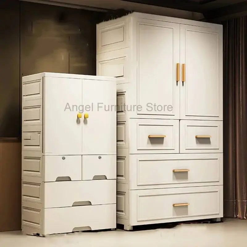 Armario para dormitorio de bebé, organizador Modular, estante para ropa, armarios de almacenamiento, Armarios de plástico para niños, armarios para sala de estar
