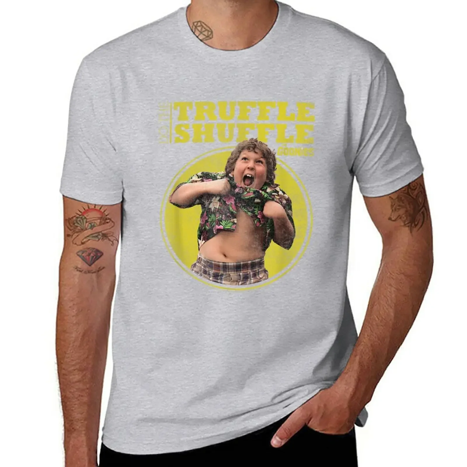 graphic t shirt quick drying shirt black t shirts for men  New The Goonies Chunk Truffle Shuffle T-Shirt  harajuku