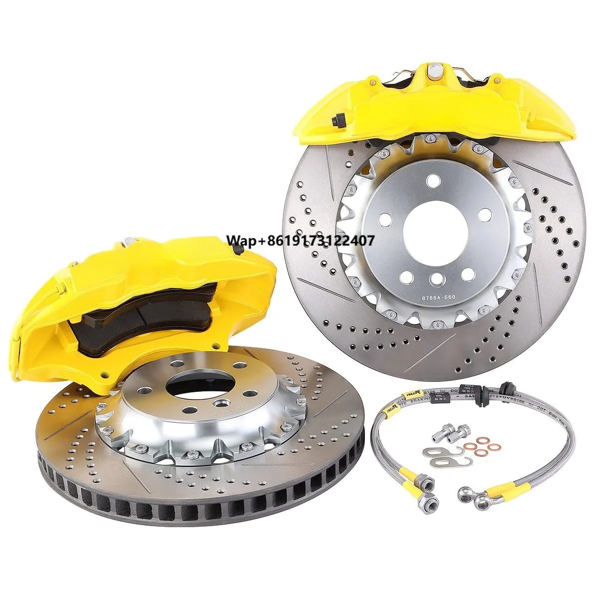 

Modified Racing Brake Caliper 6 Port Caliper Sports Brake 6 Piston 355*32MM Big Brake Kits