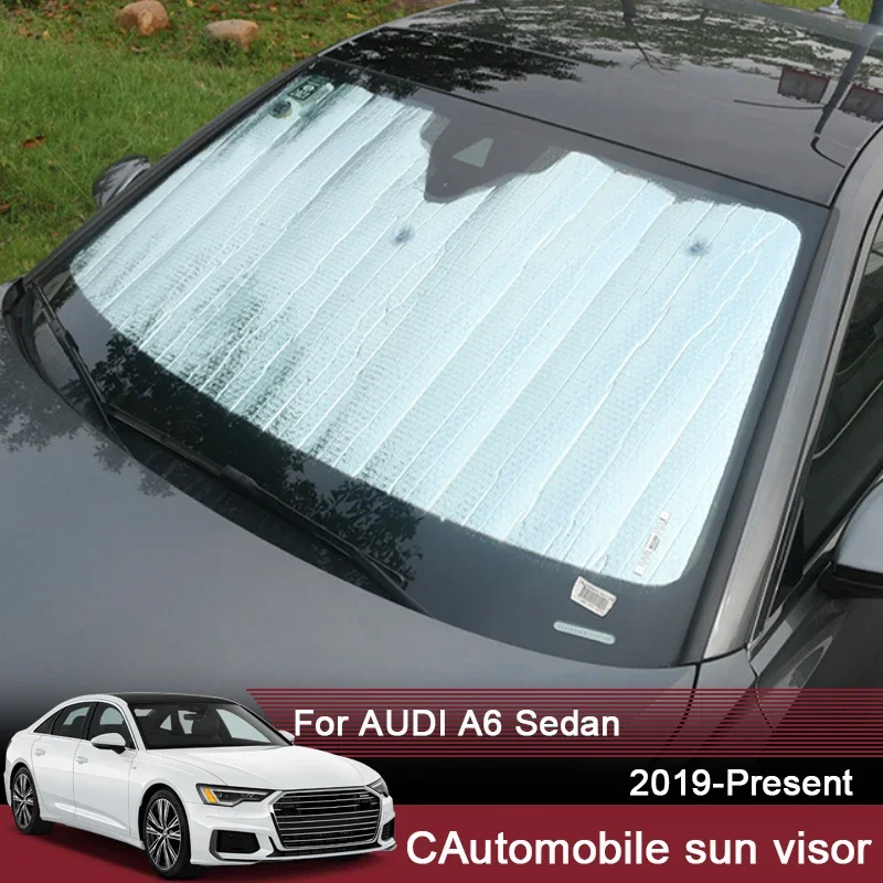 

Car Sunshades UV Protection Cover For AUDI A6 Sedan 2019-2025 Window Curtain Sun Visor Windshield Protector Car Accessories