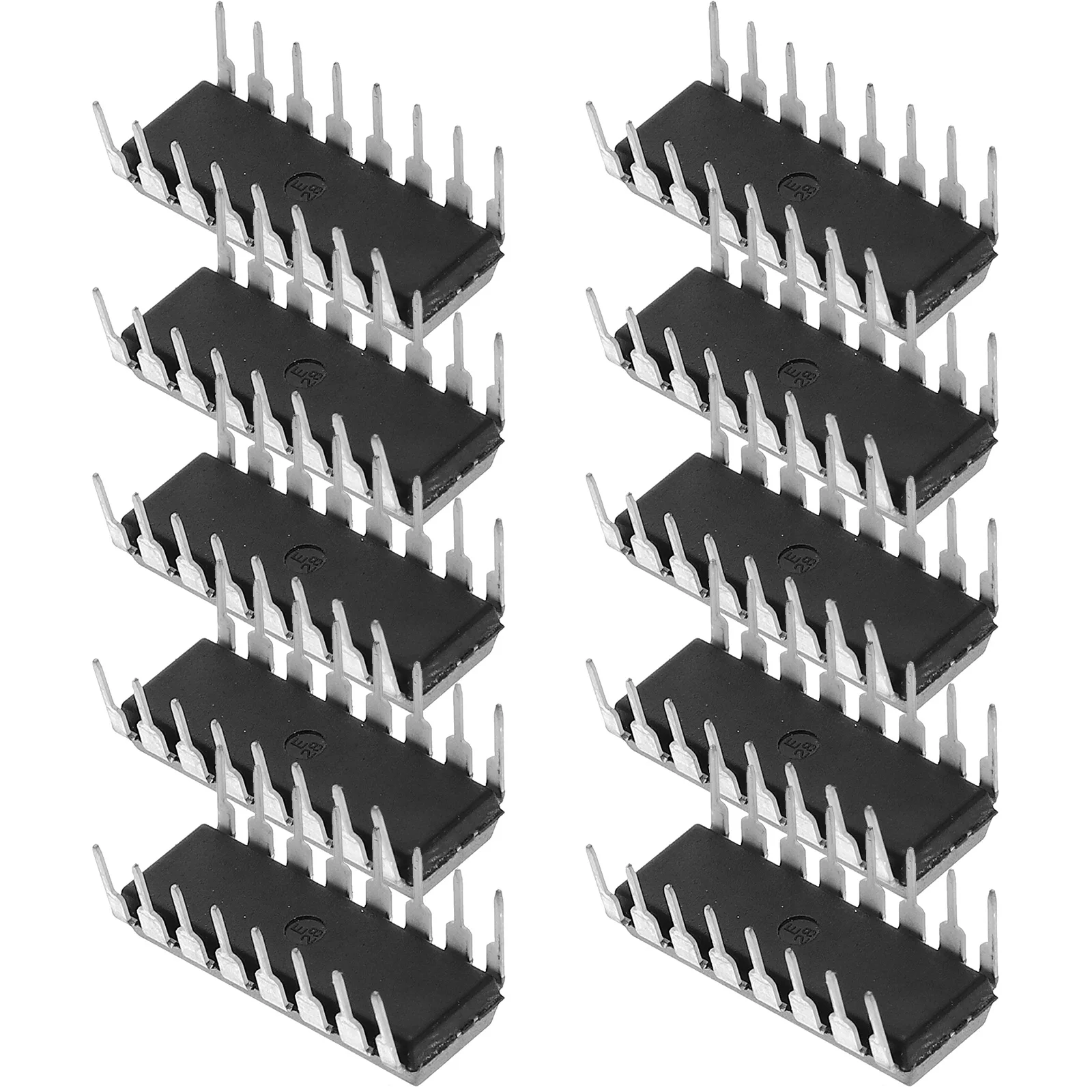 

10pcs L293D Dip 16-Pin Stepper Motor Driver Controller Ic Black 600Ma 1.2A Dual Channel High Current Tool Parts