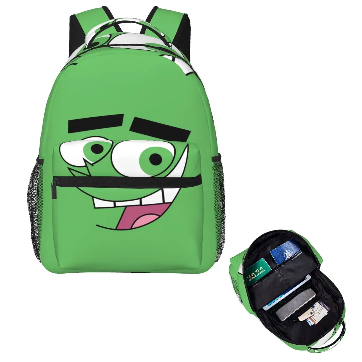 

Рюкзак Fairly Oddparents Cosmo, Лидер продаж, рюкзак большой емкости, детская сумка для книг, школьная сумка, сумки на плечо для мужчин и женщин