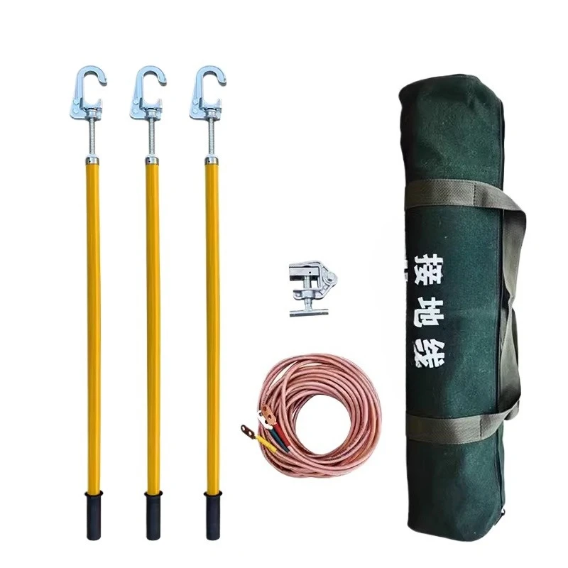 Throat grounding wire Short circuit  High voltage grounding wire 10kV soft copper wire grounding rod