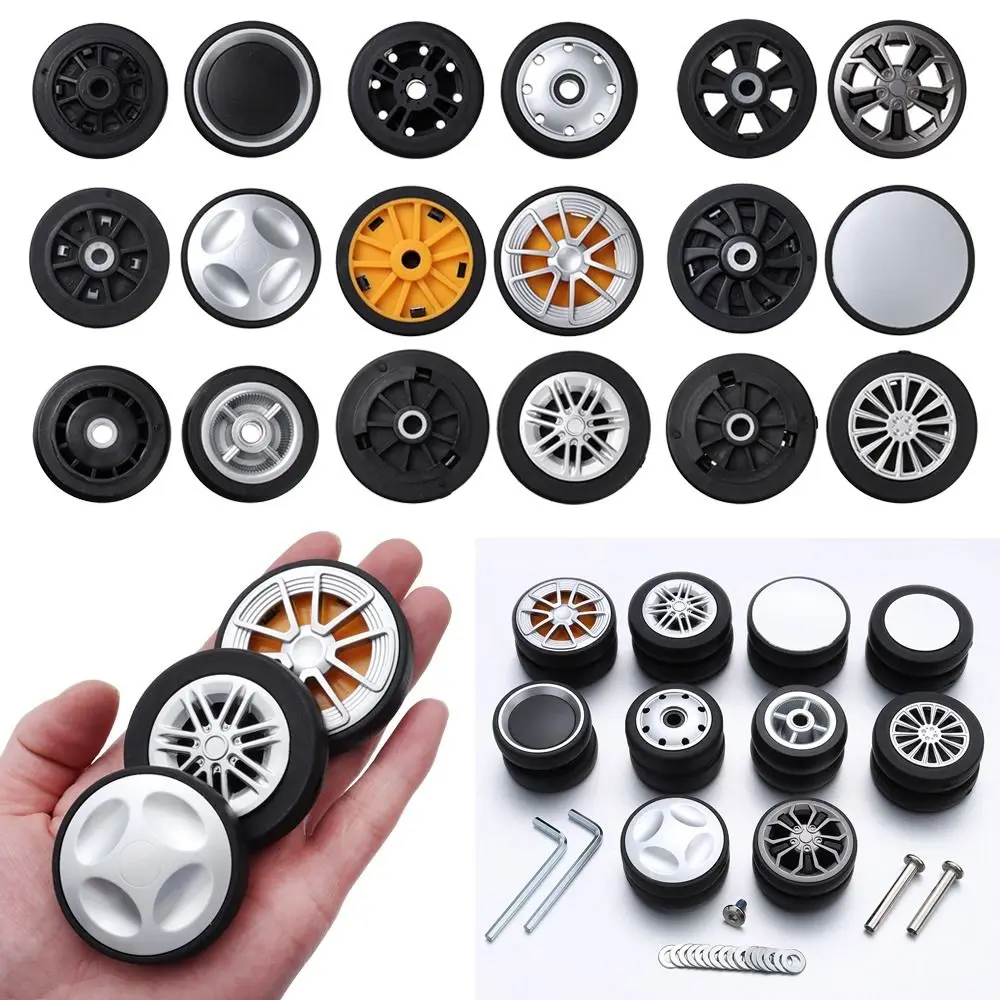 With Screw Caster Wheel Repair Kit Travel Luggage Wheels Replace Wheels Suitcase Parts Axles for Luggage with Vientiane Wheel