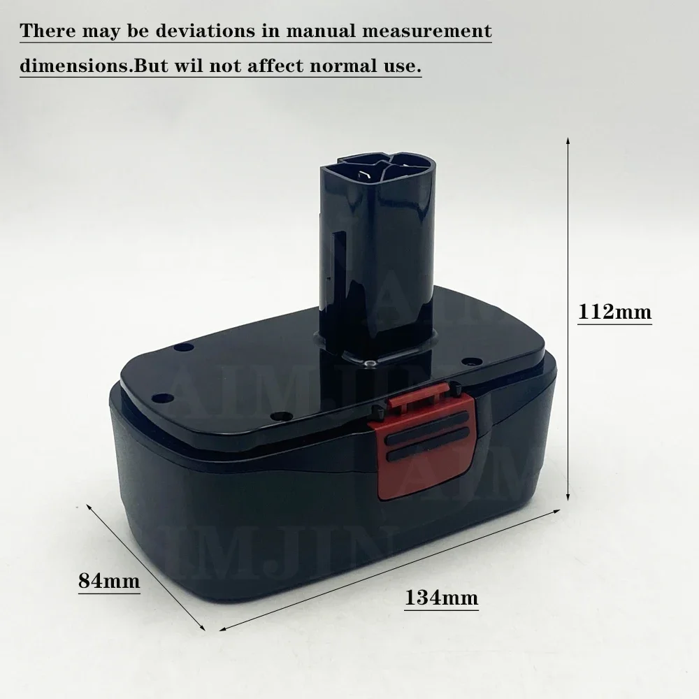 New 6.0Ah Ni-Mh Battery For Craftsman 19.2V Battery Diehard C3 130279005 315.113753 315.115410 1323903 1323517 11375 Power