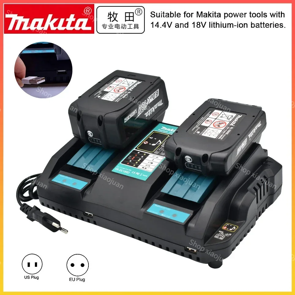 

Dual USB Port charger for Makita Battery Charger 14.4V 18V BL1860 BL1415 BL1430 BL1830 BL1840 BL1850 BL1845