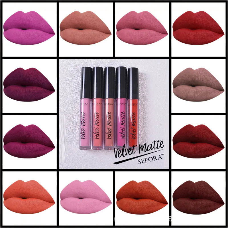 Liquid Lipstick Non-transferable Smooth Application Elegant Trending Stunning High Demand Long-lasting Velvet Lip Color Trendy