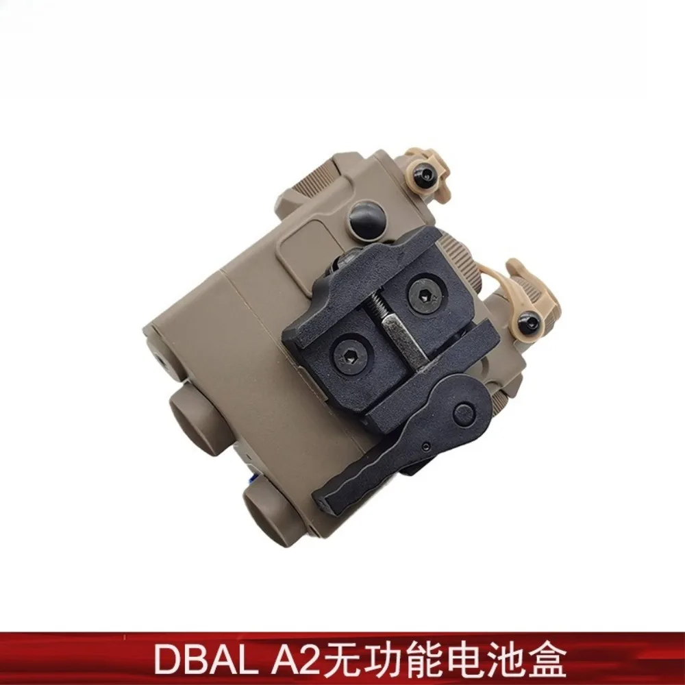 戦術的なおもちゃモデル DBAL-A2 レーザーレーザー PEQ15 射撃小道具電池ボックス機能装飾