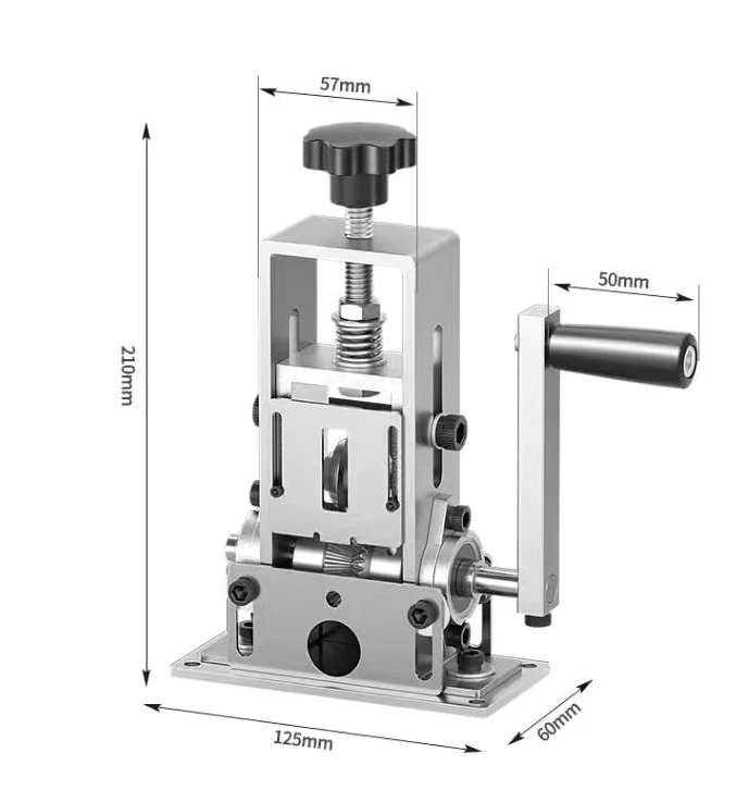 Portable Wire Stripper Manual Wire Stripping Tool 1-25mm Cable Electric Peeling Machine with Hand Crank Hand Electric Drill