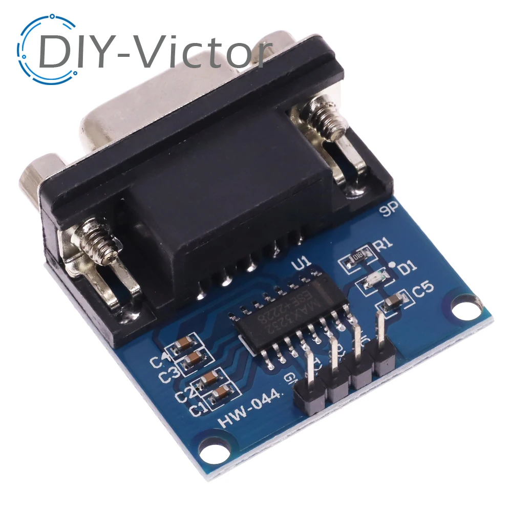 MAX3232 RS232 to TTL Serial Port Converter Module Female DB9 Connector MAX232 Flashing Board