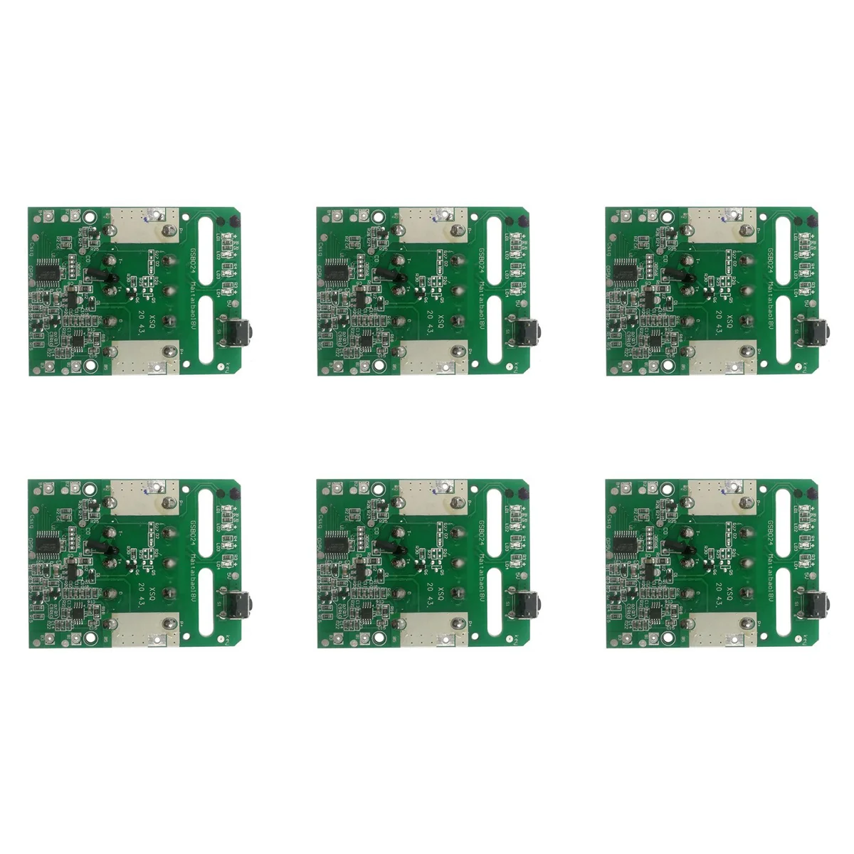 Charging Protection Circuit Board PCB Board for 18V Lithium Battery Rack(6 Pcs)