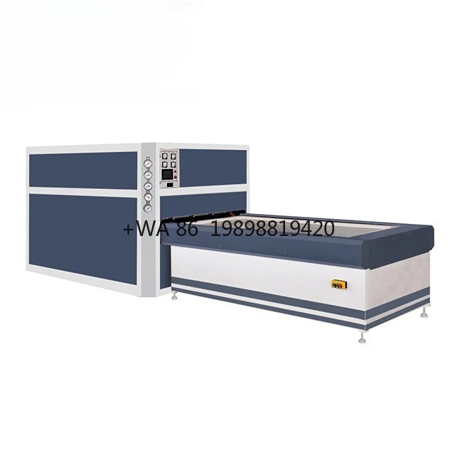 Machinery High Quality Automatical Vacuum Membrane Press Machine TC Double Station Woodworking