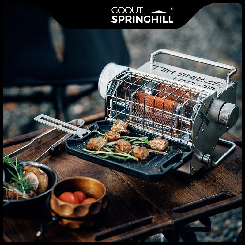 GOOUT STRINGHILL Heater Outdoor Portable Car Gas Stove Fishing Camping 2025 Winter Outdoor Mini Heating Stove Camping Supplies