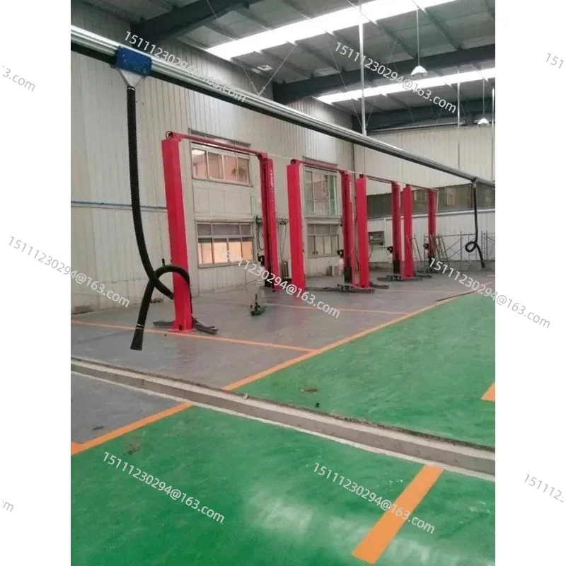 Exhaust Hose Reel Vacuum Hose Reel Truck Smoke Air Collection Arm