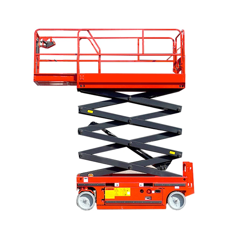 Electric Track Man Lift Diesel Tracked Off Road Lift 6m 16m Height Electric Full Rise Scissor Lift Mini Electric Scissors Lift