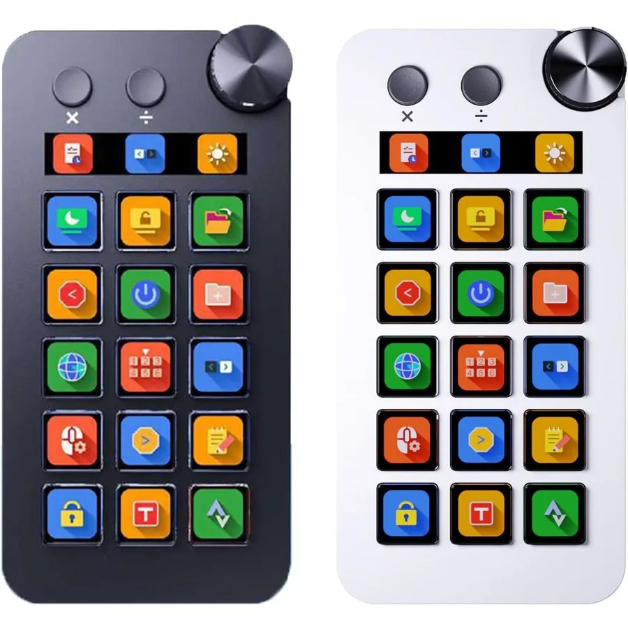 لوحات المفاتيح البصرية StreamDeck، زر LCD، 15 مفتاحًا، زر StreamDeck يخصيص وحدة تحكم إنشاء المحتوى المباشر للكمبيوتر الشخصي
