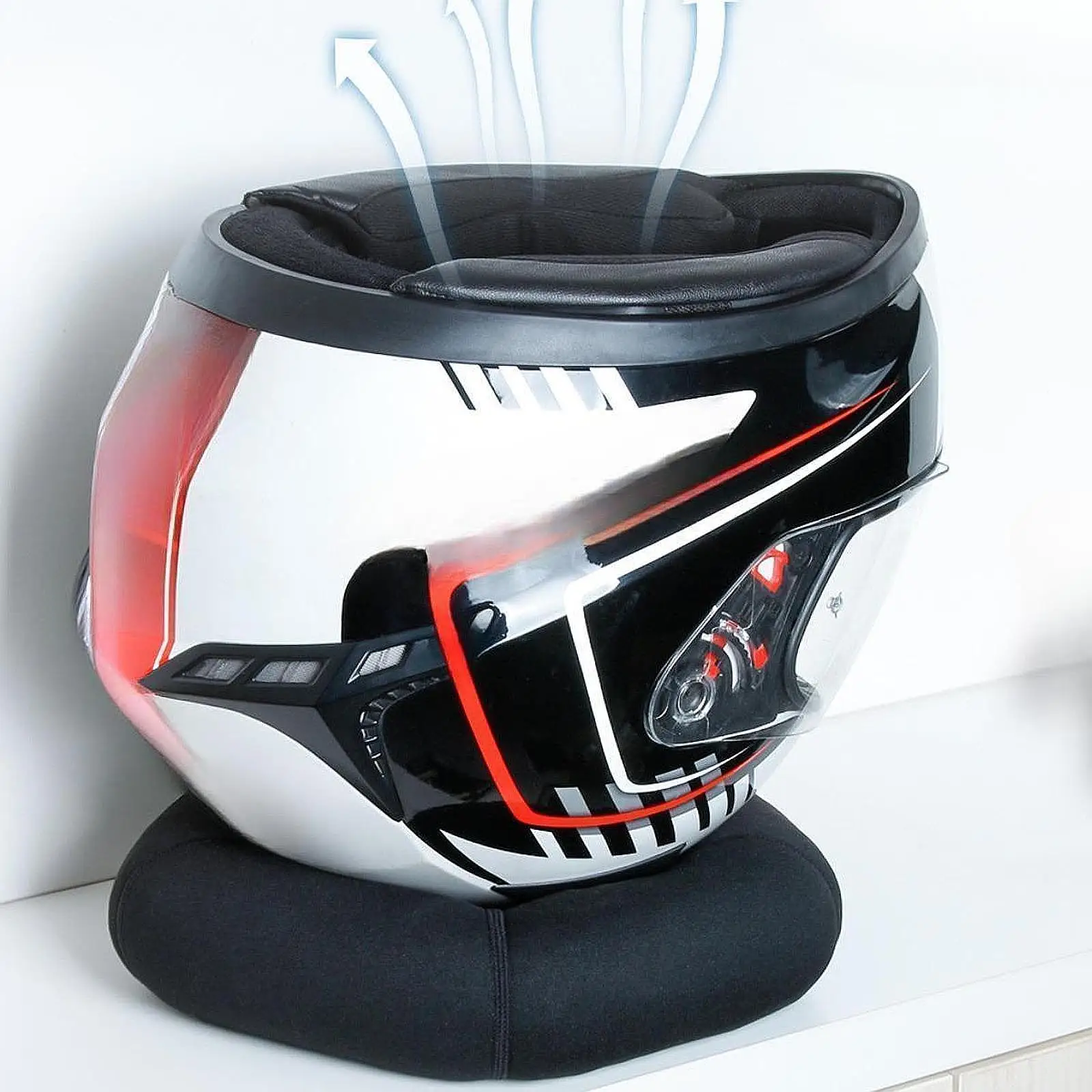 

Compact Ventilated Helmet Support Pad Hollow PE Tube Stand for Motorcycle Protection Equipment and Helmet Accessories