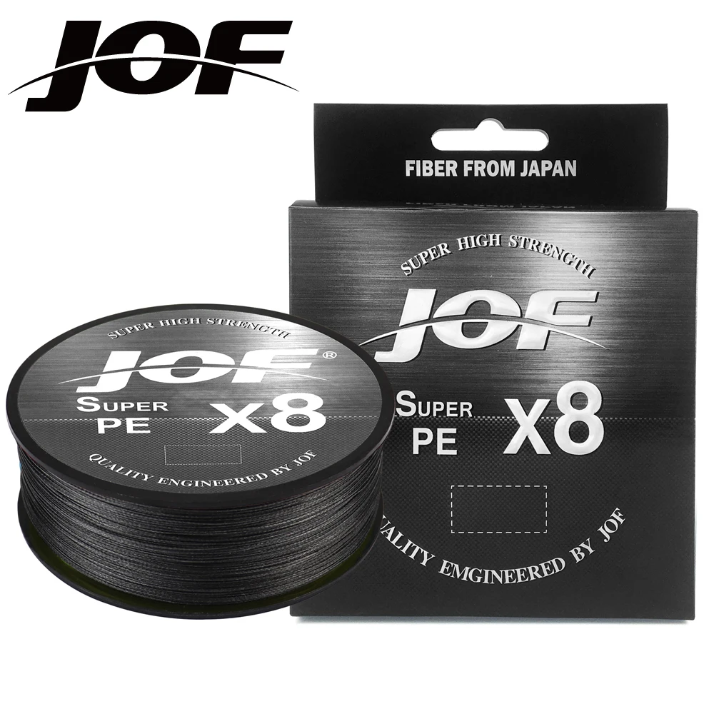 Плетеная Леска JOF 8X, 150/500/300 М, 7 Цветов, Многожильный Полиэтилен Для Океана, Реки, Озера - MaxDrag 15-100LB