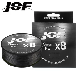 JOF Braided Line 8X 150/500/300m 7 Color All for Fishing Line MaxDrag 15-100LB Multifilament PE Line for Saltwater Sea Fishing