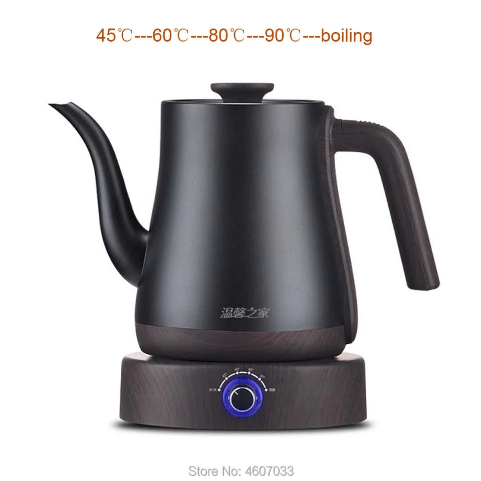 

Stainless Steel kettle 1L coffee pot Variable frequency constant temperature adjustment electric Gooseneck long nozzle teapot