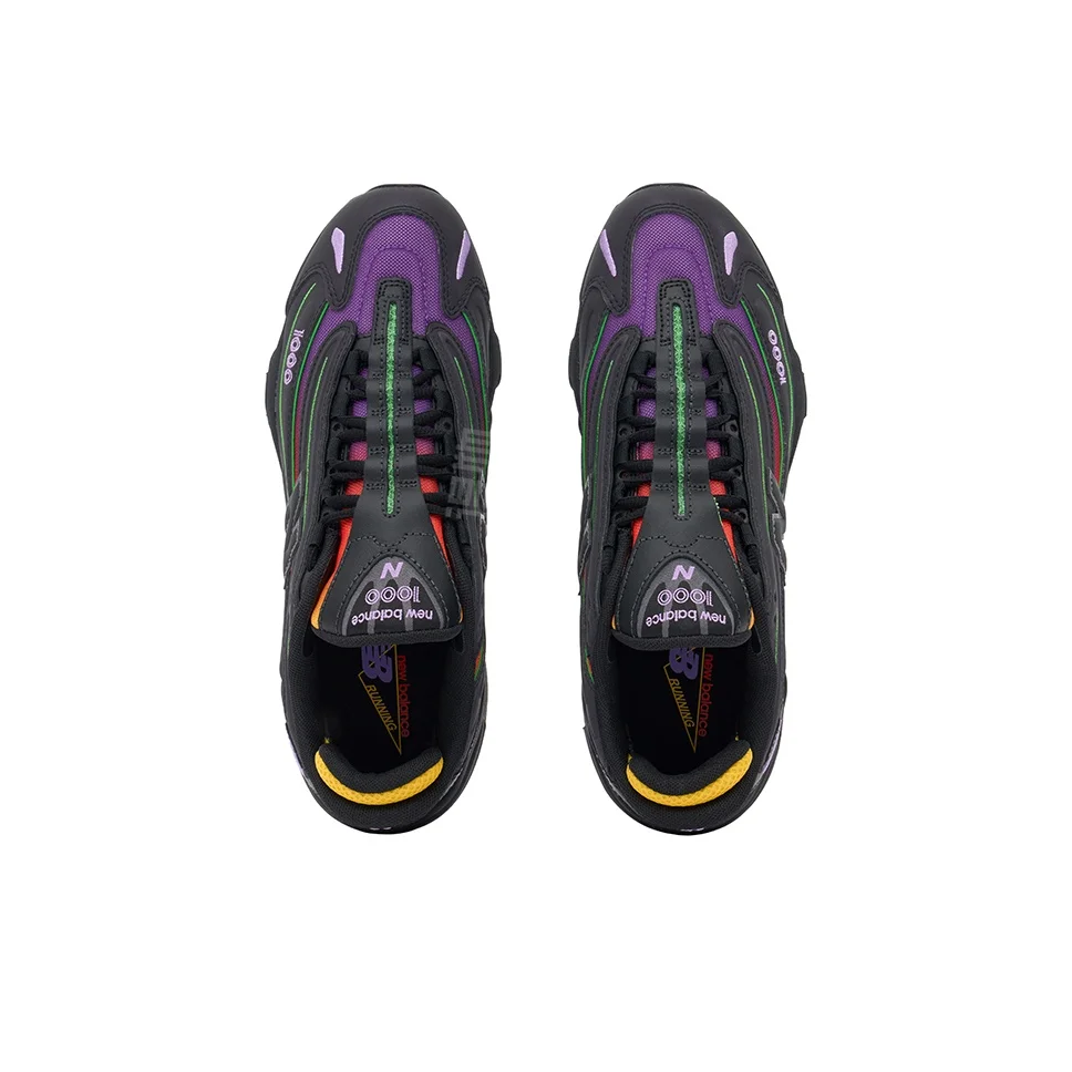 حذاء جري كاجوال من New Balance NB 1000 للرجال والنساء، باللون الأسود #5